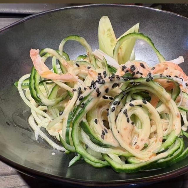 Fresh Cucumber Strings.